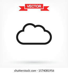 cloud Vector icon . Lorem Ipsum Illustration design