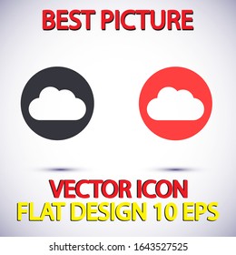 cloud Vector icon . Lorem Ipsum Illustration design