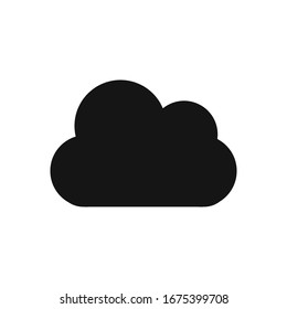 Cloud-Vektorillustration-Symbol, Wettersymbol