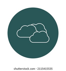 Cloud Vector icon which is suitable for commercial work and easily modify or edit it

