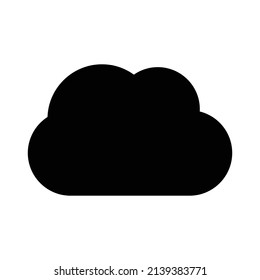 Cloud Vector icon which is suitable for commercial work and easily modify or edit it

