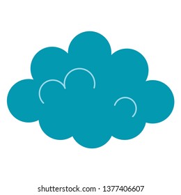 Cloud vector illustration 