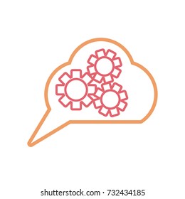 cloud  vector illustration