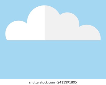 Cloud vector illustration. The atmosphere, adorned with clouds, transforms into canvas ever-shifting art Meteorology delves into science clouds, deciphering their atmospheric dance