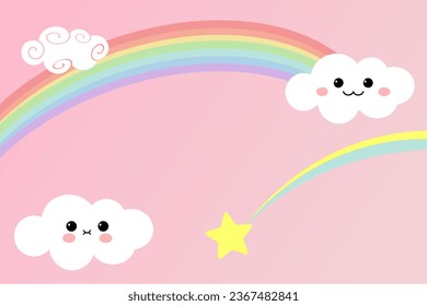 Cloud-Vektorgrafik mit chinesischem Cloud-Stil