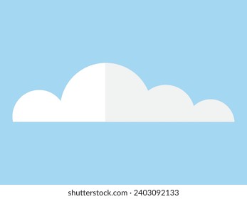 Cloud vector illustration. Heavenly clouds form tapestry, each cumulus adding to natural cloudscape The skys canvas transforms as cumulus clouds weave story changing seasons