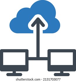 cloud vector illustration isolated on a transparent background. glyph vector icons for concept or web graphics.