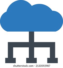 cloud vector illustration isolated on a transparent background. glyph vector icons for concept or web graphics.