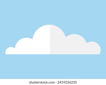 Cloud vector illustration. Cloud metaphors abound as atmosphere transforms into dreamscape The environments mood shifts with ebb and flow clouds above Heavenly clouds create
