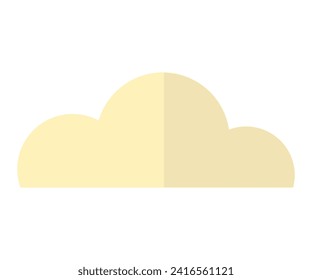 Cloud vector illustration. Cloud metaphors weave story natures mood, reflected in changing clouds Misty vapors rise, blending with ethereal beauty high, heavenly clouds