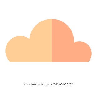 Cloud vector illustration. Misty vapors rise, blending with ethereal beauty high, heavenly clouds Natural cloudscape formations add dimension to ever-evolving climate above