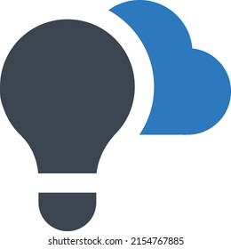 Cloud Vector illustration on a transparent background.Premium quality symbols.Glyphs vector icon for concept and graphic design.