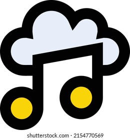 cloud Vector illustration on a transparent background.Premium quality symbols.Stroke vector icon for concept and graphic design. 
