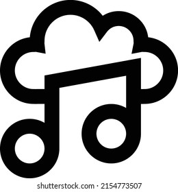 cloud Vector illustration on a transparent background.Premium quality symbols.Stroke vector icon for concept and graphic design. 
