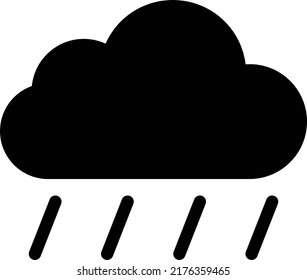 cloud  Vector illustration on a transparent background. Premium quality symmbols. Glyphs vector icons for concept and graphic design. 
