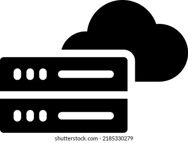 cloud  Vector illustration on a transparent background. Premium quality symmbols. Glyphs vector icons for concept and graphic design.