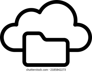 cloud Vector illustration on a transparent background.Premium quality symmbols.Stroke vector icons for concept and graphic design.