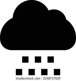 cloud  Vector illustration on a transparent background. Premium quality symmbols. Glyphs vector icons for concept and graphic design.