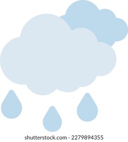 cloud  Vector illustration on a transparent background. Premium quality symmbols. Line Color vector icons for concept and graphic design.