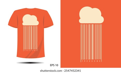 Cloud Vector illustrations. For t-shirt prints and other uses