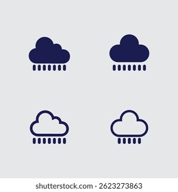 Cloud Vector Logo Design for Innovative Tech Company and Digital Software Services

