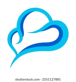 Plantilla de diseño de logotipo de Vector en la nube