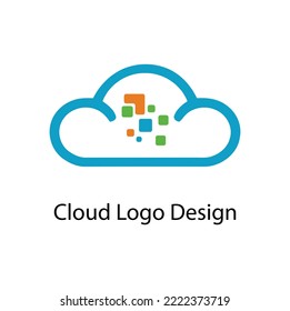 Cloud Vector Logo Graphic Design