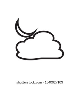 cloud vector on a white background