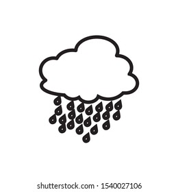 cloud vector on a white background