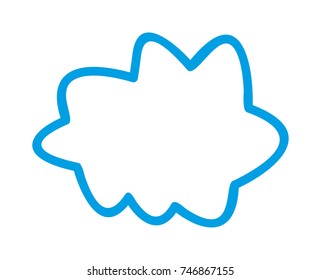 Cloud vector outline icon