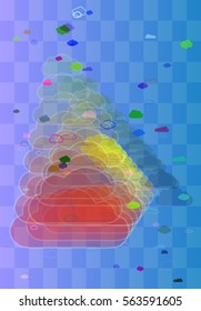 cloud vector pattern