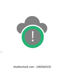 Cloud, virus icon. Element of Cyber and Security icon for mobile concept and web apps. Detailed Cloud, virus icon can be used for web and mobile
