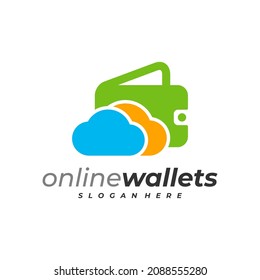 Cloud Wallets logo vector template, Creative Wallets logo design concepts