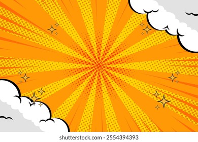 cloud wallpaper style comic cartoon background