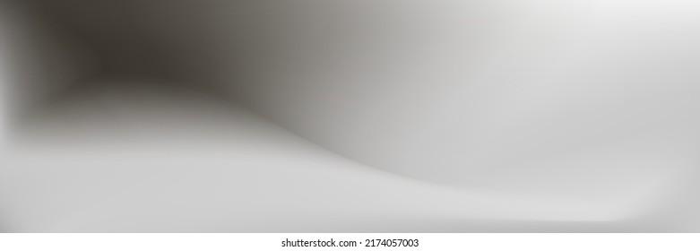 Cloud Wavy Metal Weather Sky Gradient Backdrop. Liquid Smooth Pastel Flow Smoke Light Background. Curve White Silver Water Gray Gradient Mesh. Blurry Monochrom Grey Fluid Cloudy Smog Smooth Surface.