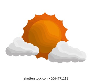 cloud weather climate with sun