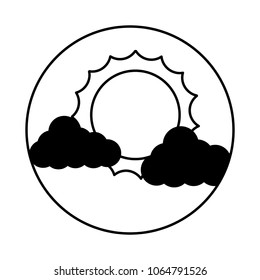 cloud weather climate with sun