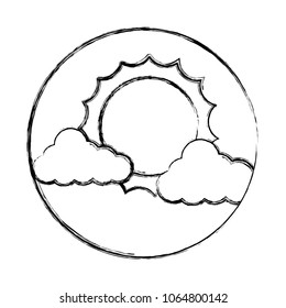 cloud weather climate with sun