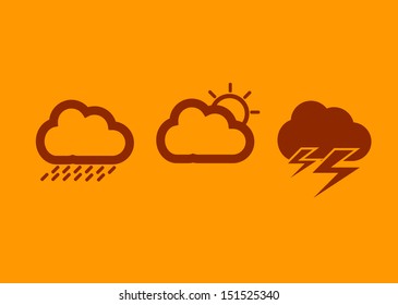 Cloud weather icon