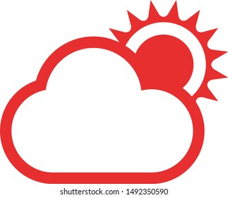 Cloud Weather Icon Logo Symbol