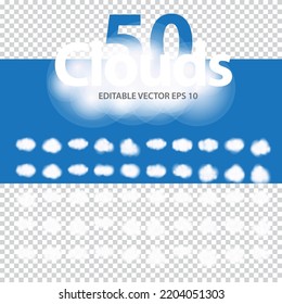 Cloud Weather icon set. Vector Icon Design pack. Creative Forest Icon Collection