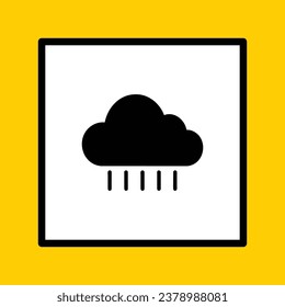Cloud Weather Icon, Stock Vector,