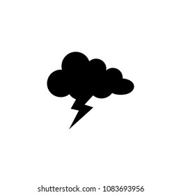 Cloud weather icon template