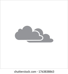 cloud weather icon vector design template