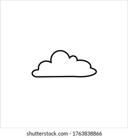 cloud weather icon vector design template