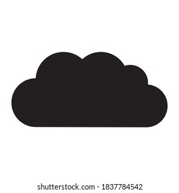 Cloud Weather Icon Vector Illustration Flat Design