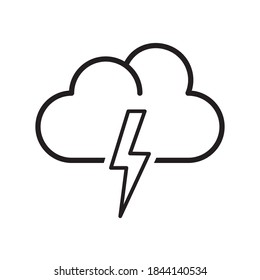 Cloud Weather Icon Vector Illustration Flat Design