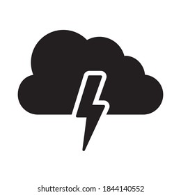 Cloud Weather Icon Vector Illustration Flat Design