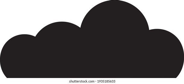 cloud weather icon (Vector illustration)