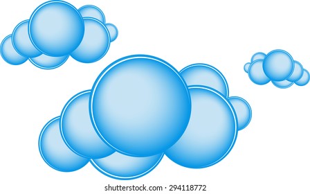 The cloud weather icon.vector illustration
